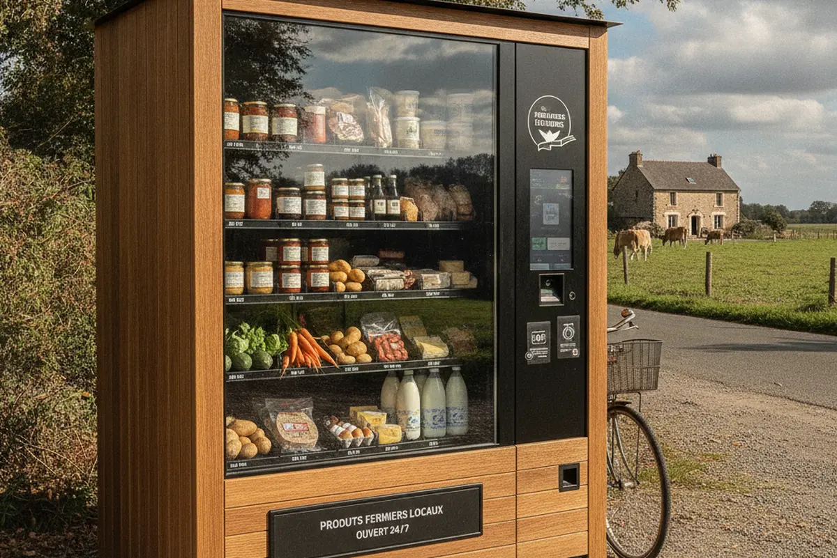 Distributeur automatique de produits fermiers : tout ce qu’il faut savoir pour une installation efficace